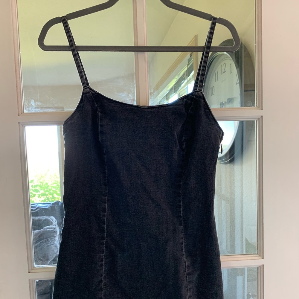 Black denim bodycon dress :) Size Medium